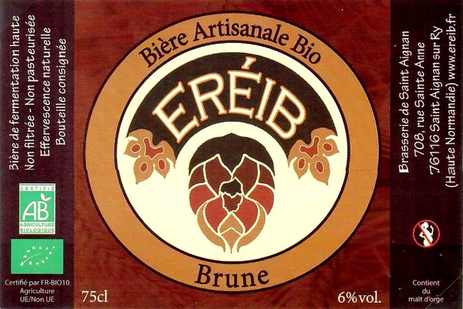 Etiquette BRASSERIE DE SAINT-AIGNAN 12