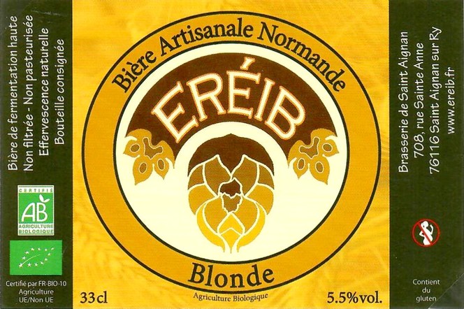 Etiquette BRASSERIE DE SAINT-AIGNAN 23