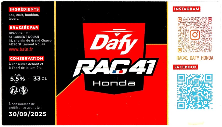 Etiquette BRASSERIE DE SAINT LAURENT NOUAN 13