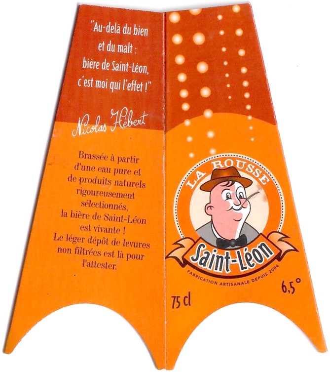 Etiquette BRASSERIE DE SAINT LEON 18