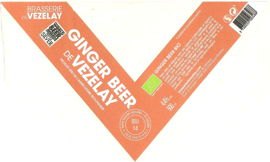 Etiquette BRASSERIE DE VEZELAY 02