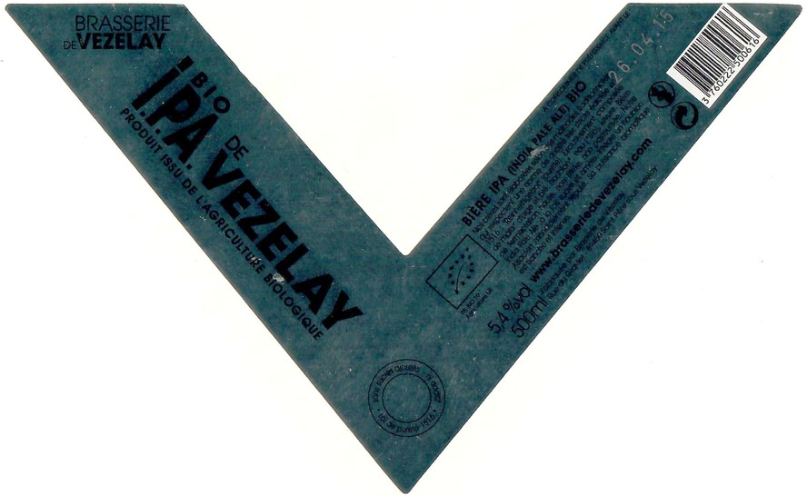 Etiquette BRASSERIE DE VEZELAY 14