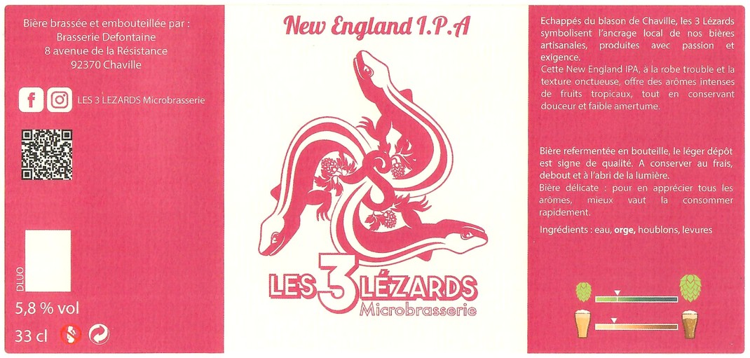 Etiquette BRASSERIE DEFONTAINE 11