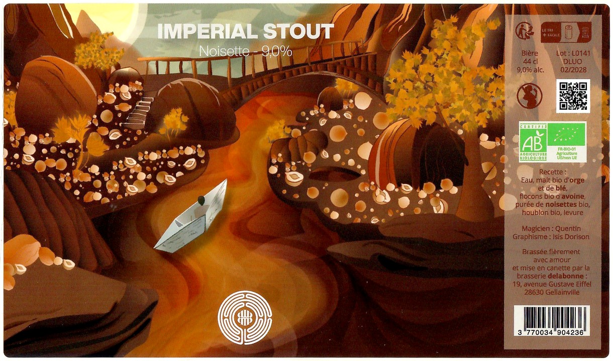 Etiquette BRASSERIE DELABONNE 01