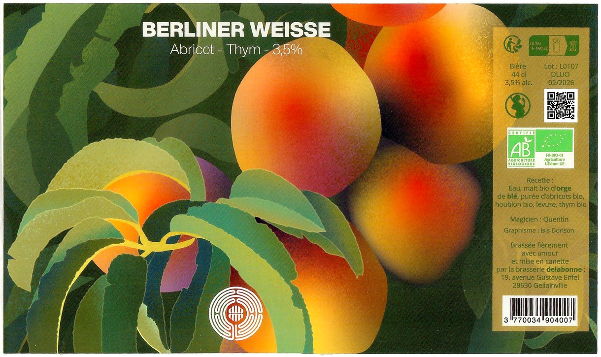 Etiquette BRASSERIE DELABONNE 02