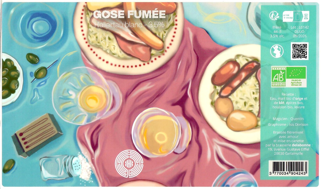 Etiquette BRASSERIE DELABONNE 07