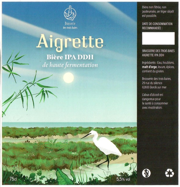 Etiquette BRASSERIE DES 3 BAIES 02
