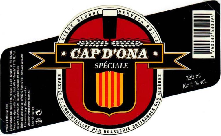 etiquette BRASSERIE DES ALBERES 29