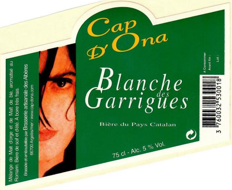 etiquette BRASSERIE DES ALBERES 33