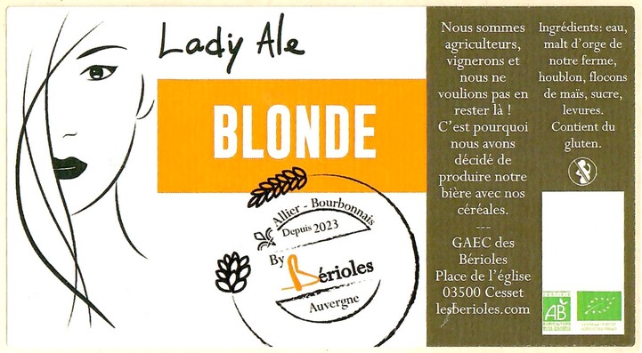 Etiquette BRASSERIE DES B�RIOLES 04