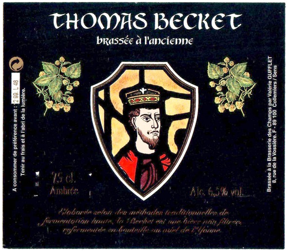 Etiquette BRASSERIE DES CHAMPS 09