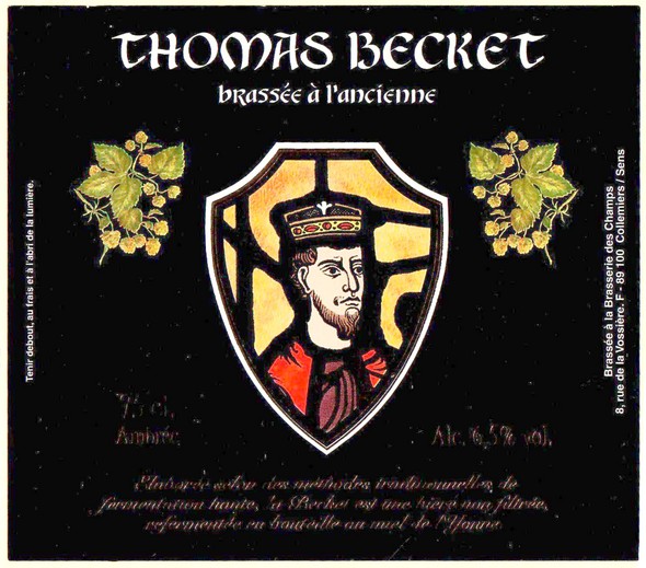 Etiquette BRASSERIE DES CHAMPS 24