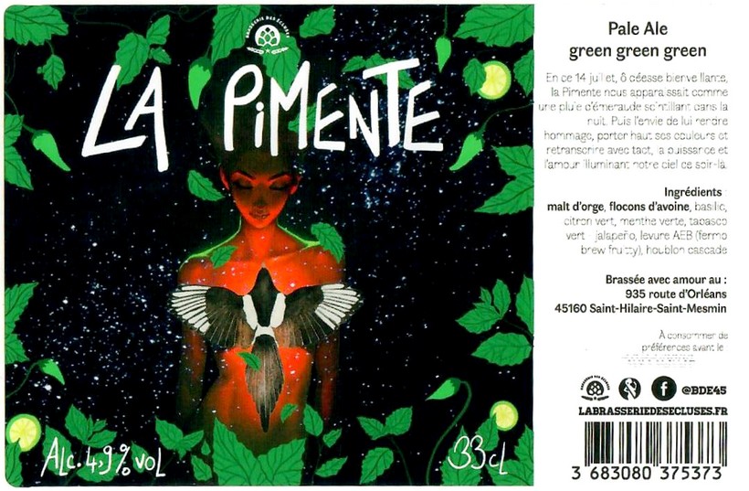 Etiquette BRASSERIE DES ECLUSES 32