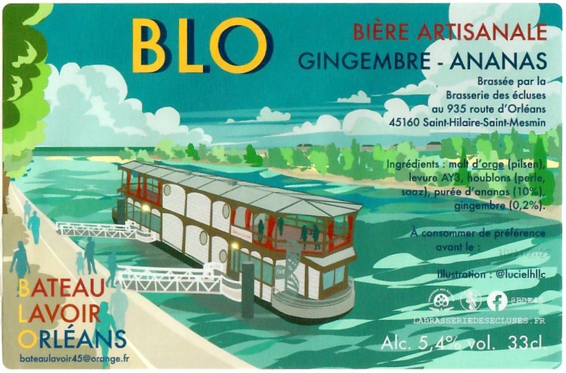 Etiquette BRASSERIE DES ECLUSES 37