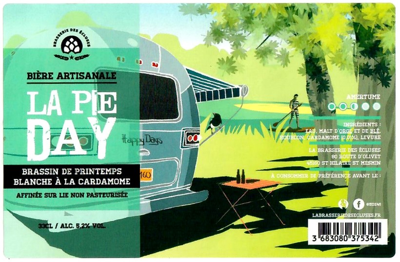 Etiquette BRASSERIE DES ECLUSES 39