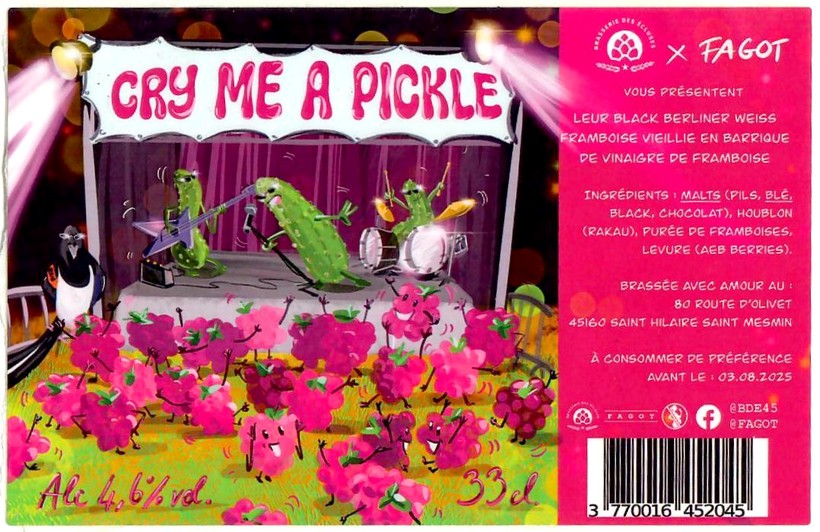 Etiquette BRASSERIE DES ECLUSES 49