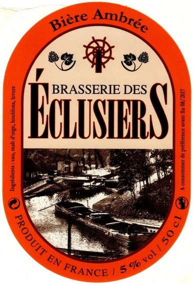 etiquette BRASSERIE DES ECLUSIERS 02