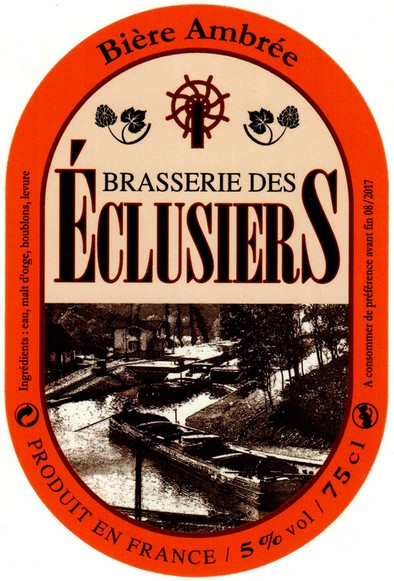 etiquette BRASSERIE DES ECLUSIERS 06
