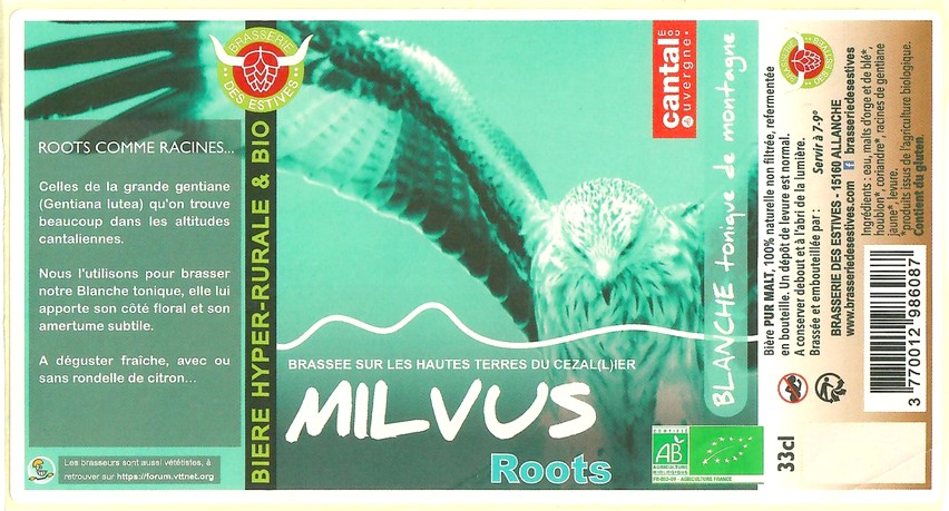 Etiquette BRASSERIE DES ESTIVES 10