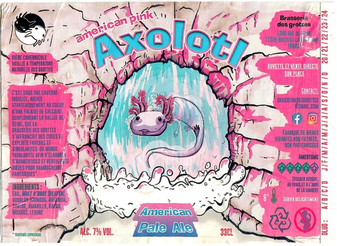 Etiquette BRASSERIE DES GROTTES 02