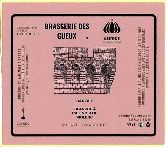 Etiquette BRASSERIE DES GUEUX 02