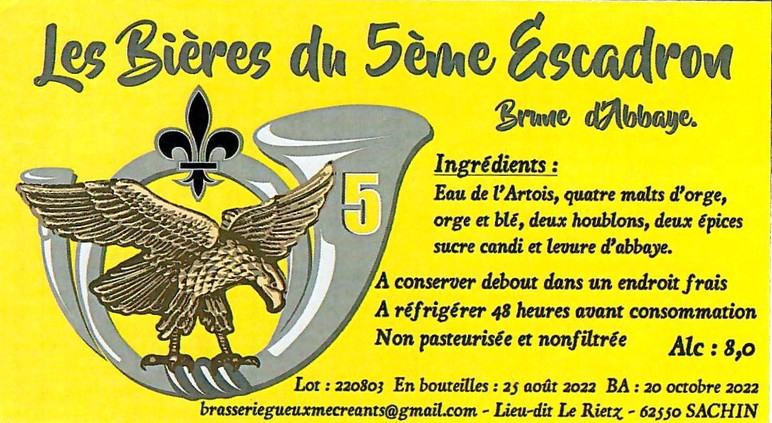 Etiquette BRASSERIE DES GUEUX ET MECREANTS 11