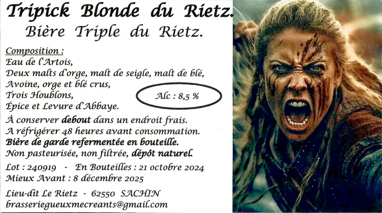 Etiquette BRASSERIE DES GUEUX ET MECREANTS 31