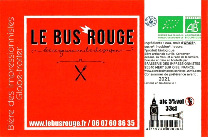 Etiquette BRASSERIE DES IMPRESSIONNISTES 03