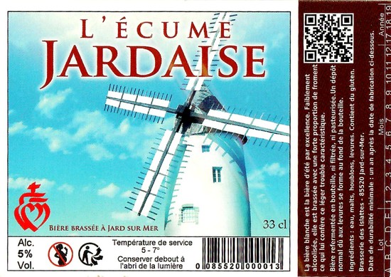 Etiquette BRASSERIE DES ISLATTES 10