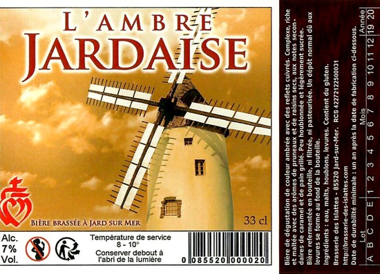 Etiquette BRASSERIE DES ISLATTES 15