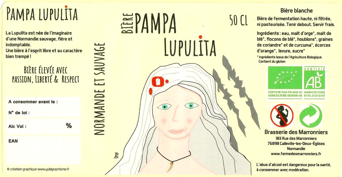 Etiquette BRASSERIE DES MARRONNIERS 01