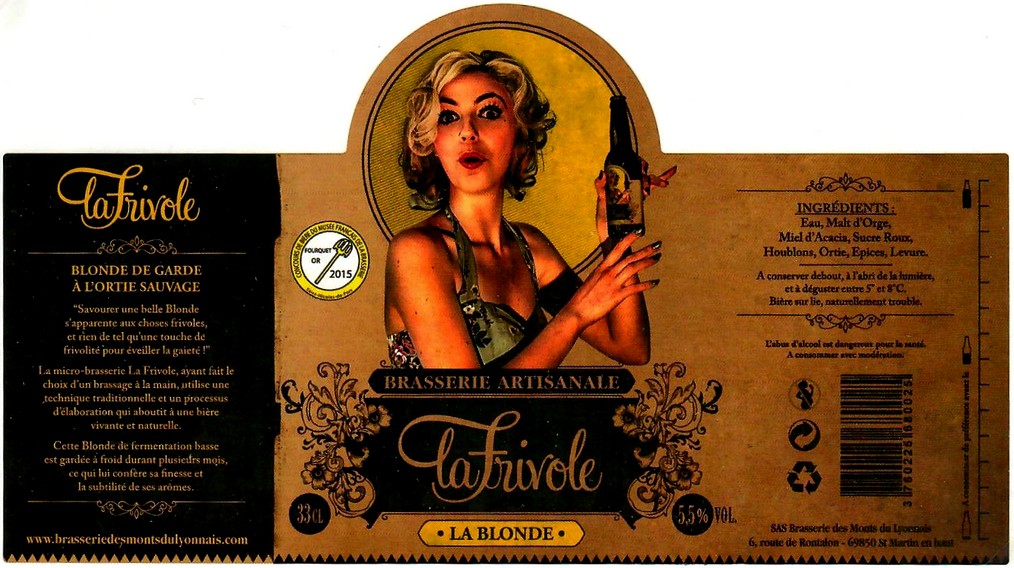 etiquette BRASSERIE DES MONTS DU LYONNAIS 02
