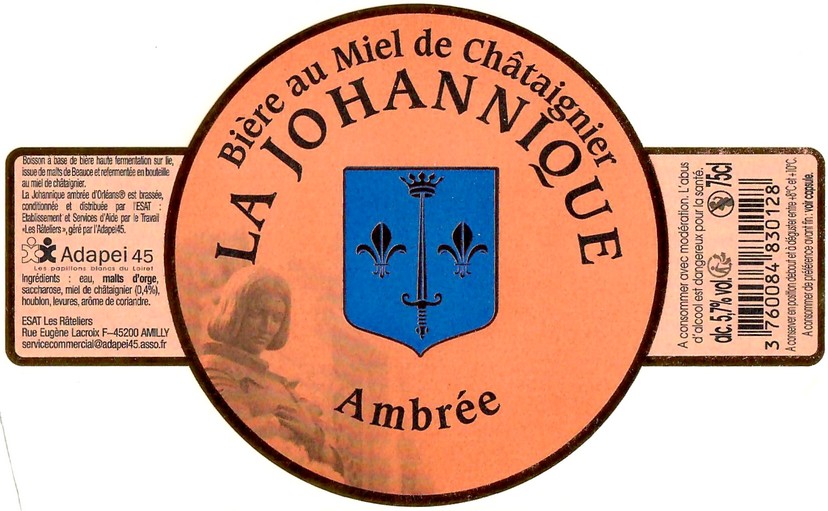 Etiquette BRASSERIE DES RATELIERS 38