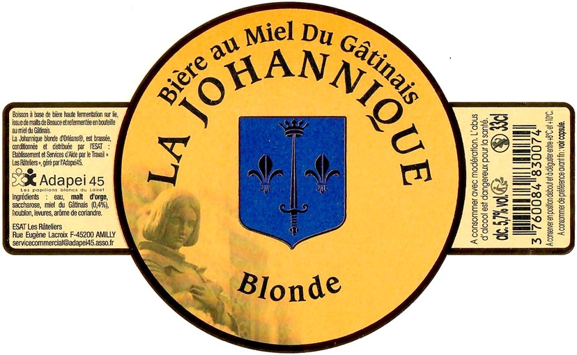 Etiquette BRASSERIE DES RATELIERS 39