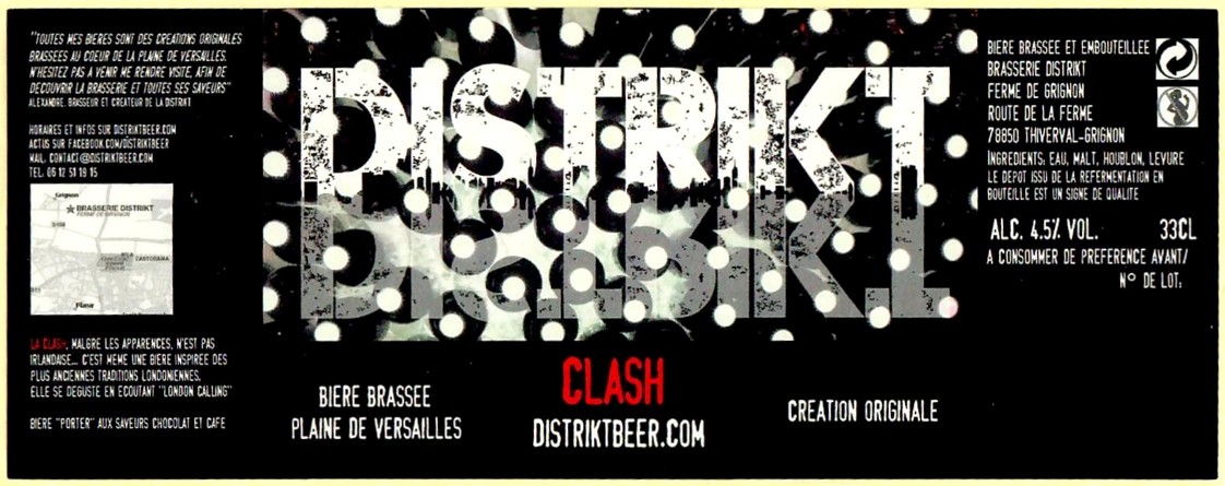 Etiquette BRASSERIE DISTRIKT 04