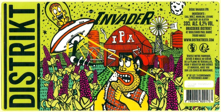 Etiquette BRASSERIE DISTRIKT 28