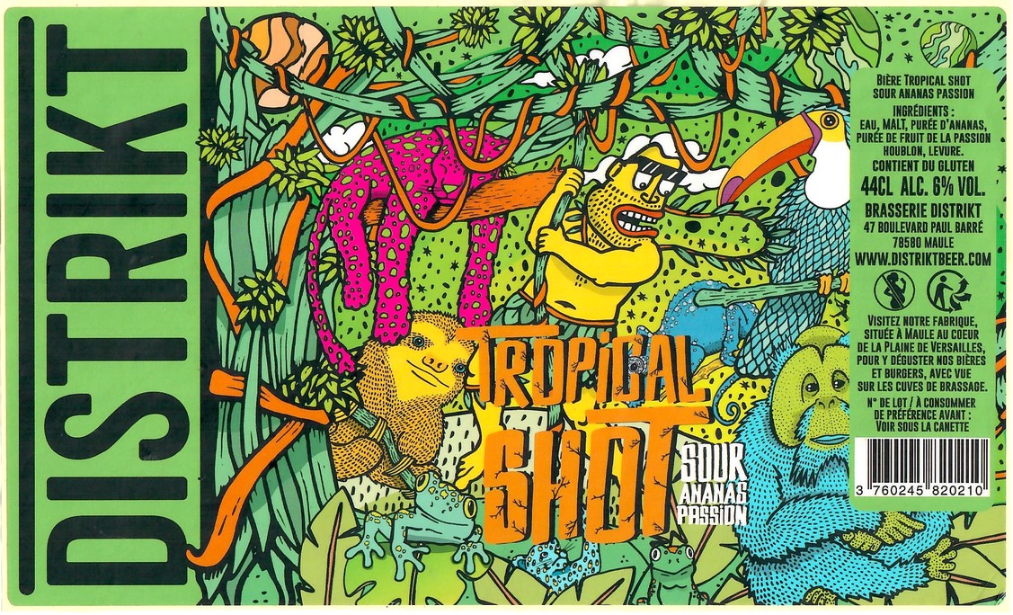 Etiquette BRASSERIE DISTRIKT 37