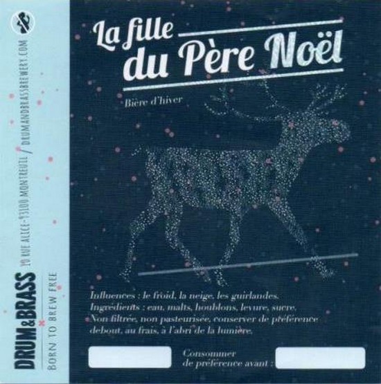 Etiquette BRASSERIE DRUM&BRASS 01