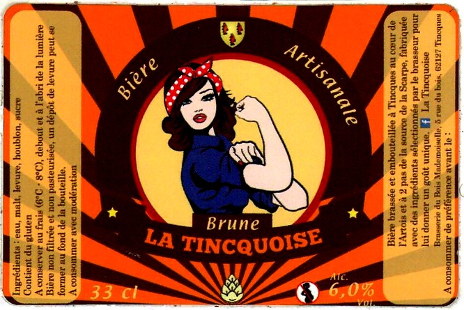 etiquette BRASSERIE DU BOIS MADEMOISELLE 01