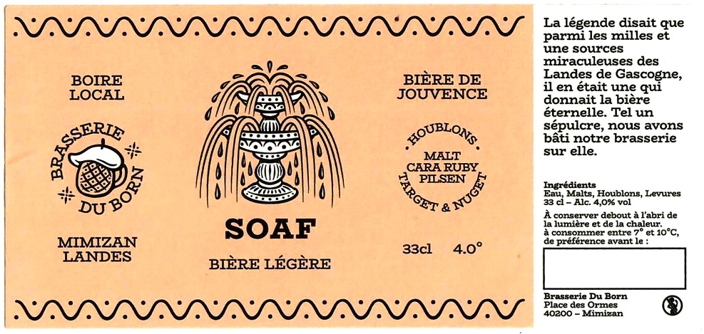 Etiquette BRASSERIE DU BORN 02