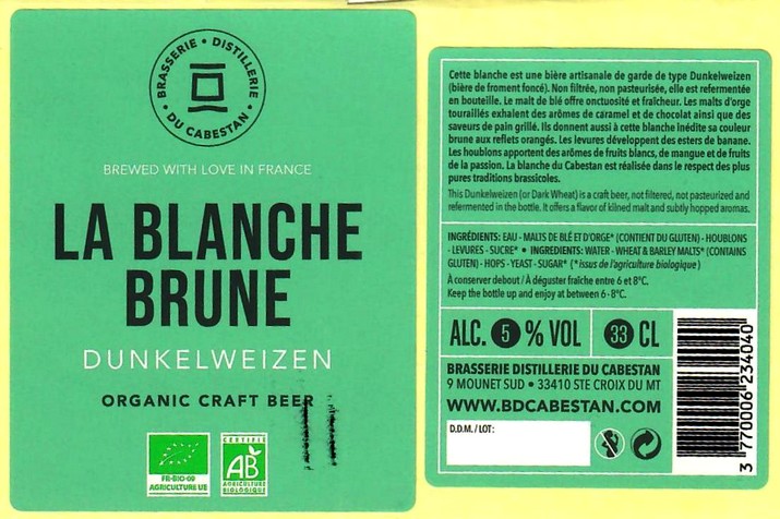 Etiquette BRASSERIE DU CABESTAN 03