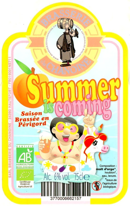 Etiquette BRASSERIE DU CHANOINE 51