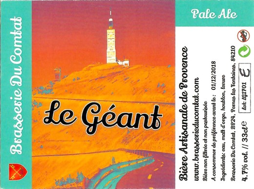 Etiquette BRASSERIE DU COMTAT 11