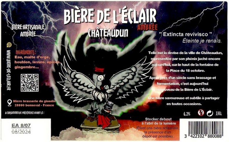 Etiquette BRASSERIE DU GLANDIN 25