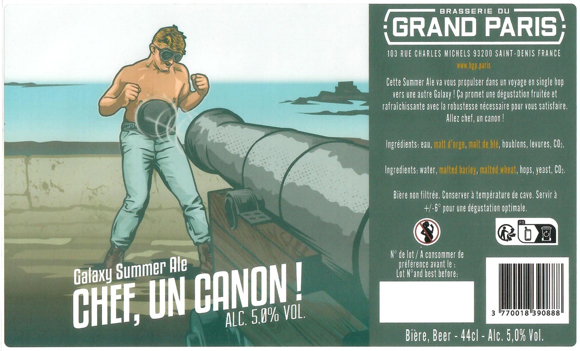 Etiquette BRASSERIE DU GRAND PARIS 61