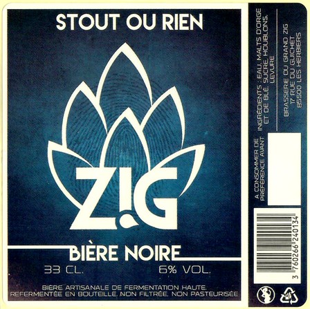 Etiquette BRASSERIE DU GRAND ZIG 03