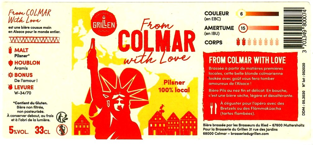 etiquette BRASSERIE DU GRILLEN 03