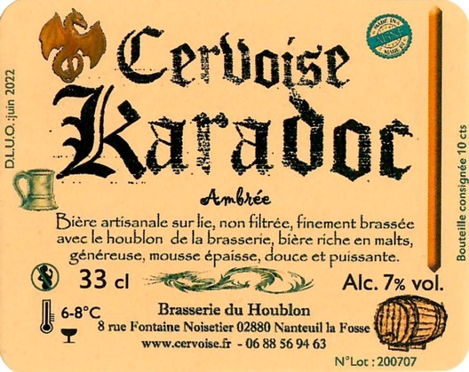 Etiquette BRASSERIE DU HOUBLON GOURMAND 46