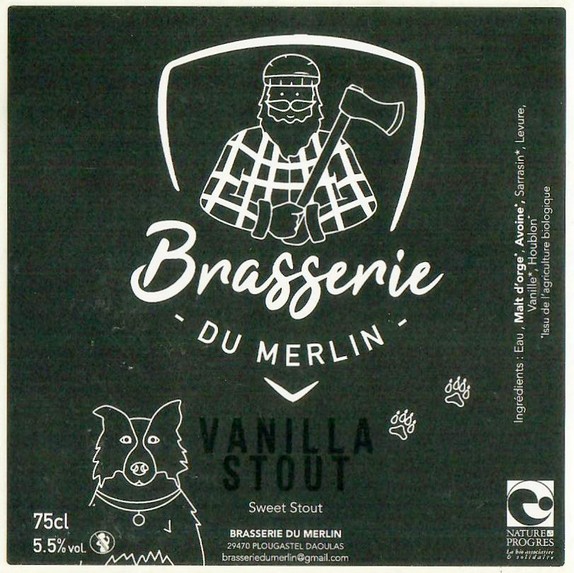 Etiquette BRASSERIE DU MERLIN 02