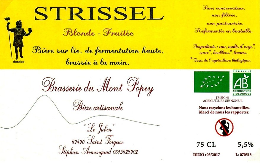 Etiquette BRASSERIE DU MONT POPEY 06